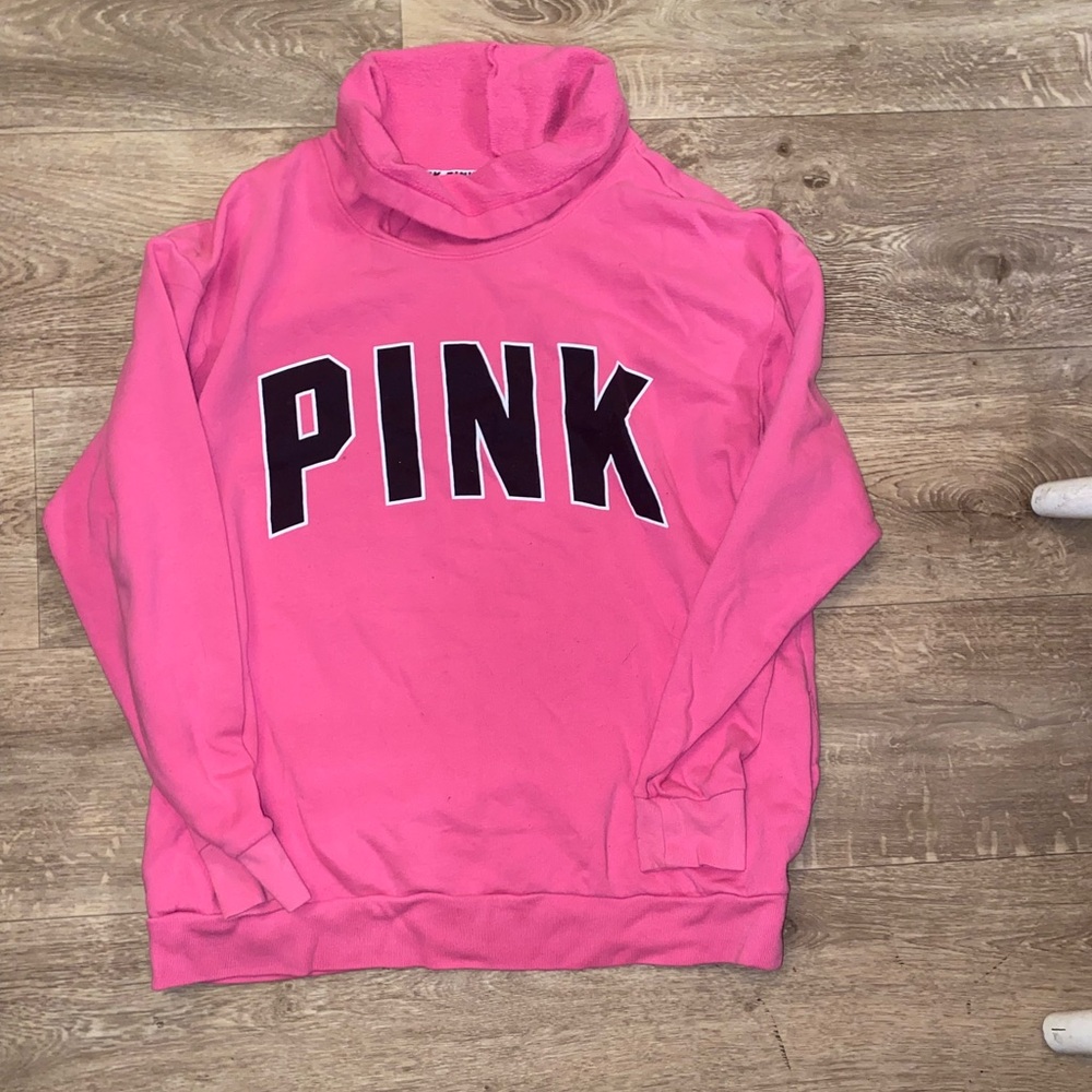 VICTORIA’S SECRET PINK CAMPUS COWL NECK SWEAT SHIRT